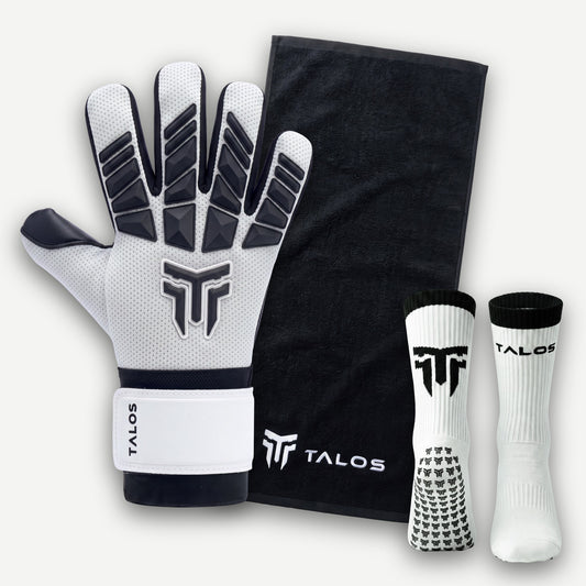 TALOS 1.0 Light Junior παιδικό γάντι τερματοφύλακα με Grip Socks και πετσέτα TALOS
