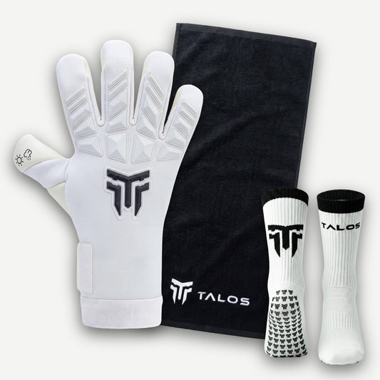 TALOS 1.0 Light γάντι τερματοφύλακα με Grip Socks και πετσέτα TALOS