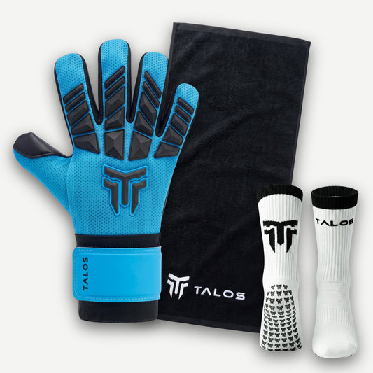 TALOS 1.0 Splash Junior παιδικό γάντι τερματοφύλακα με Grip Socks και πετσέτα TALOS