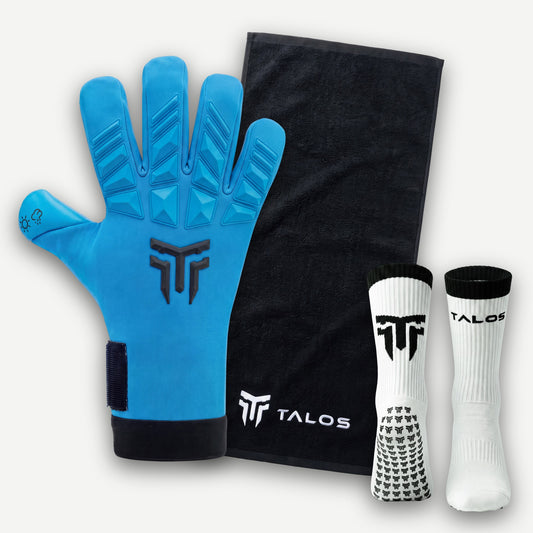 TALOS 1.0 Splash γάντι τερματοφύλακα με Grip Socks και πετσέτα TALOS